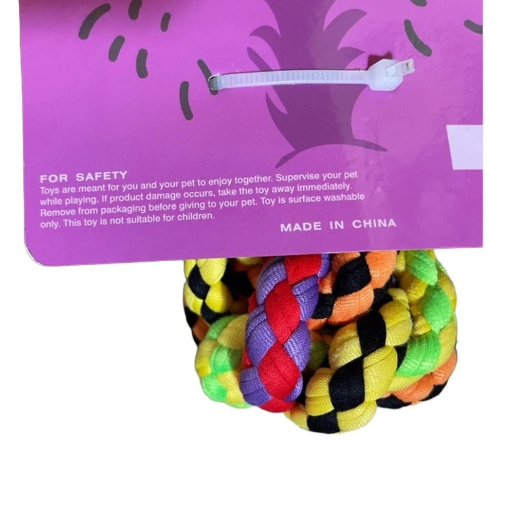 Colorful Rope Tug Dog Toy NEW!